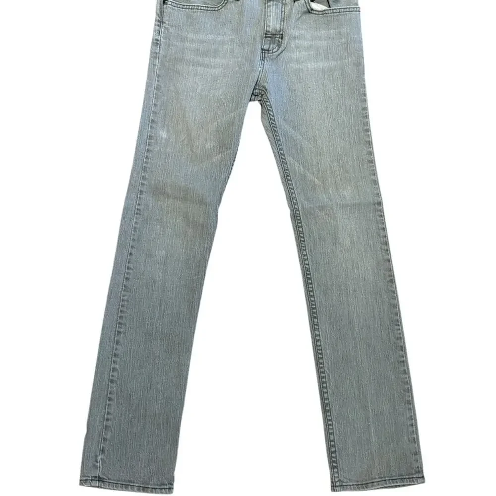 Vans Gray Straight Jeans Boys Size 16 Classic Style